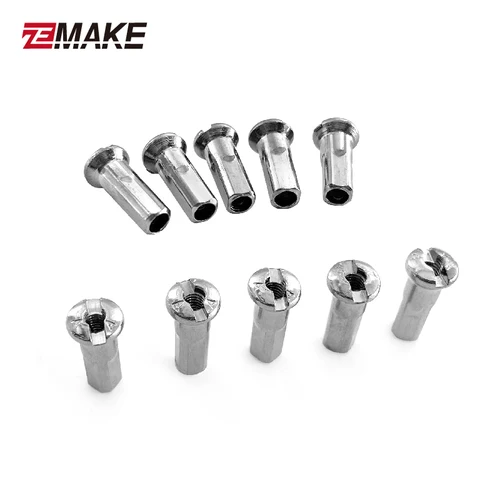 Imagen 2 del producto Aguja de punto de radio de radios hecha a medida, acero inoxidable, 10G, 12G, 13G, negro, plateado, pezón de cobre para bicicleta eléctrica