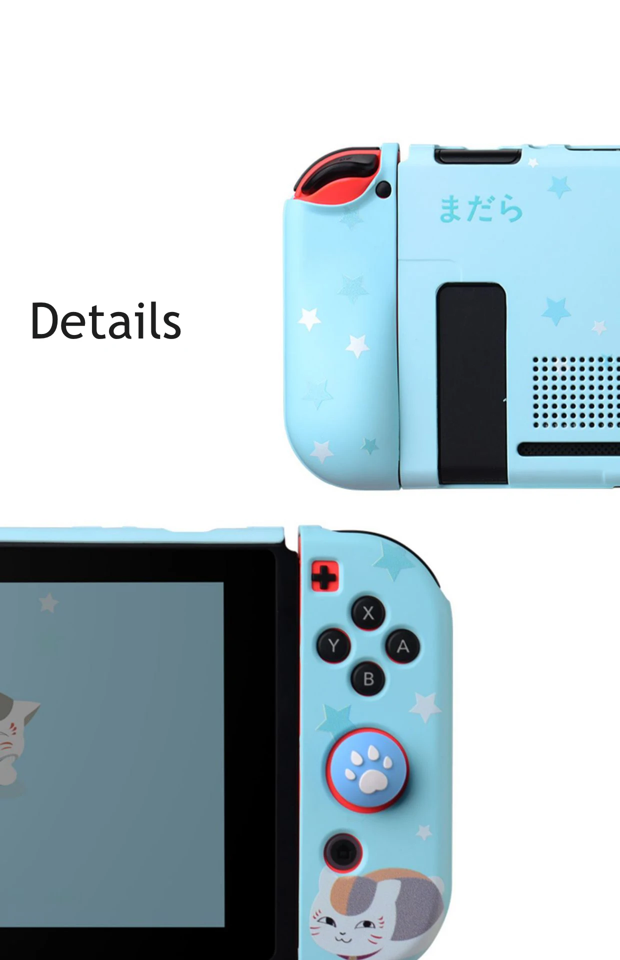 สำหรับ Nintendo Switch Case การ์ตูนน่ารักฝาครอบแยกเปลือก Joy-Con Controller TPU PC Protector NS อุปกรณ์เสริม