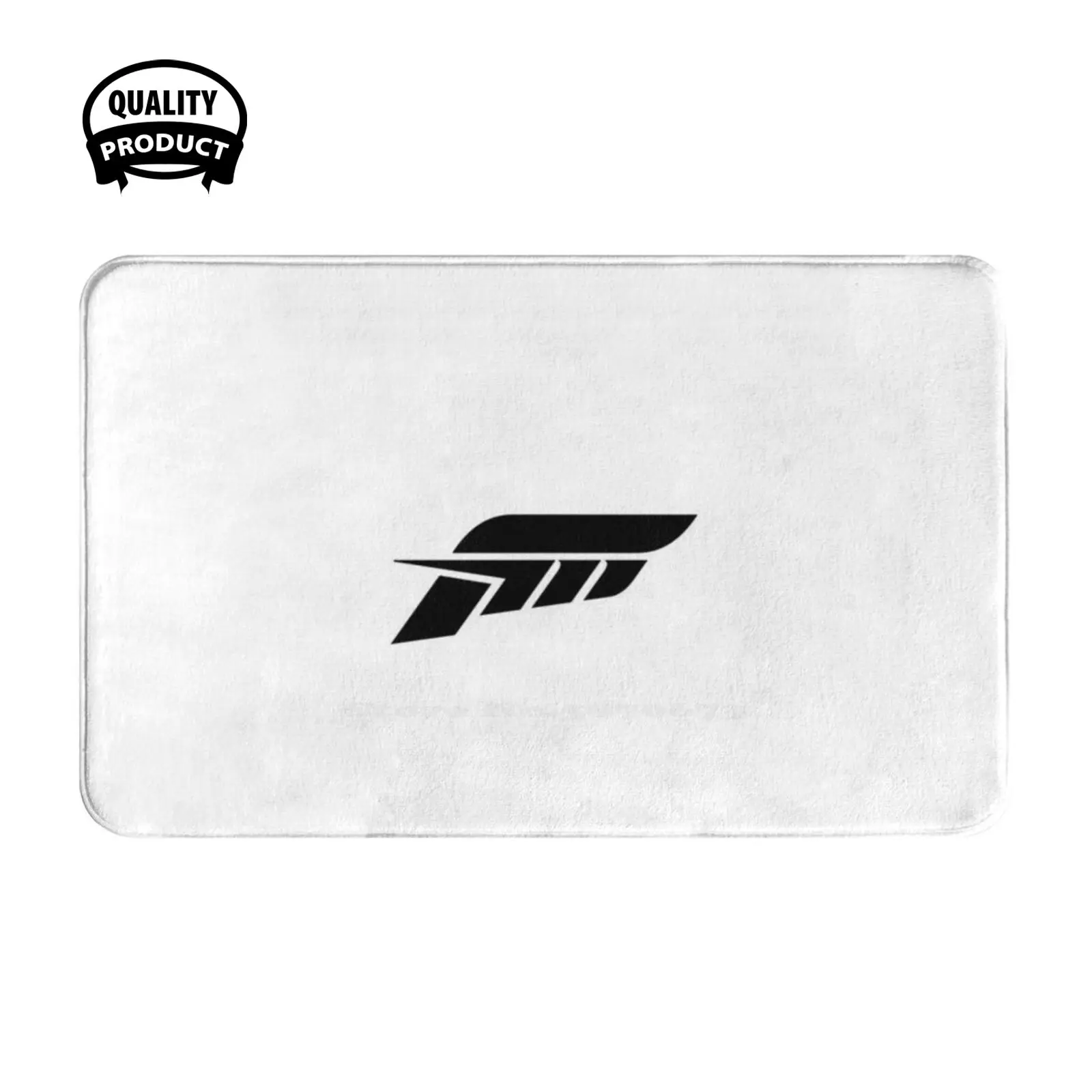 Black Logo Sticker Soft Cushion Home Carpet Door Mat Car Rug Fh4 Fh3 Motorsport Horizon 4 Fh Automobile Cars