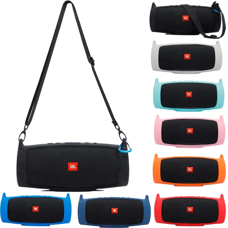 2020 Newest Hard Travel Bags Carry Storage Box + Soft Silicone Case For JBL Charge 4 Bluetooth Speaker for JBL Charge4 Case