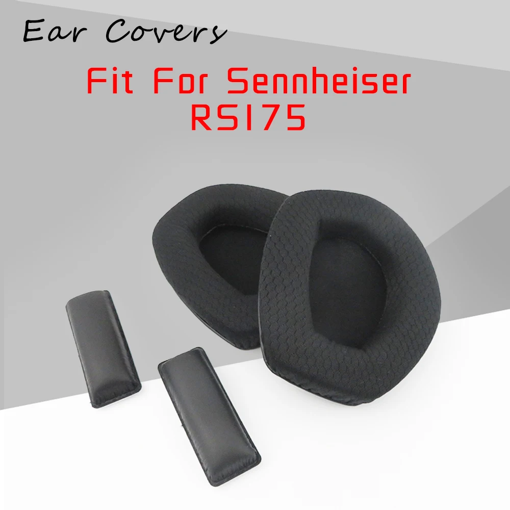 Almohadillas para los oídos Sennheiser Eapads RS175 RS 175, diadema, almohadillas para los oídos, fundas de cojines, almohadillas para los oídos de terciopelo, piezas de repuesto