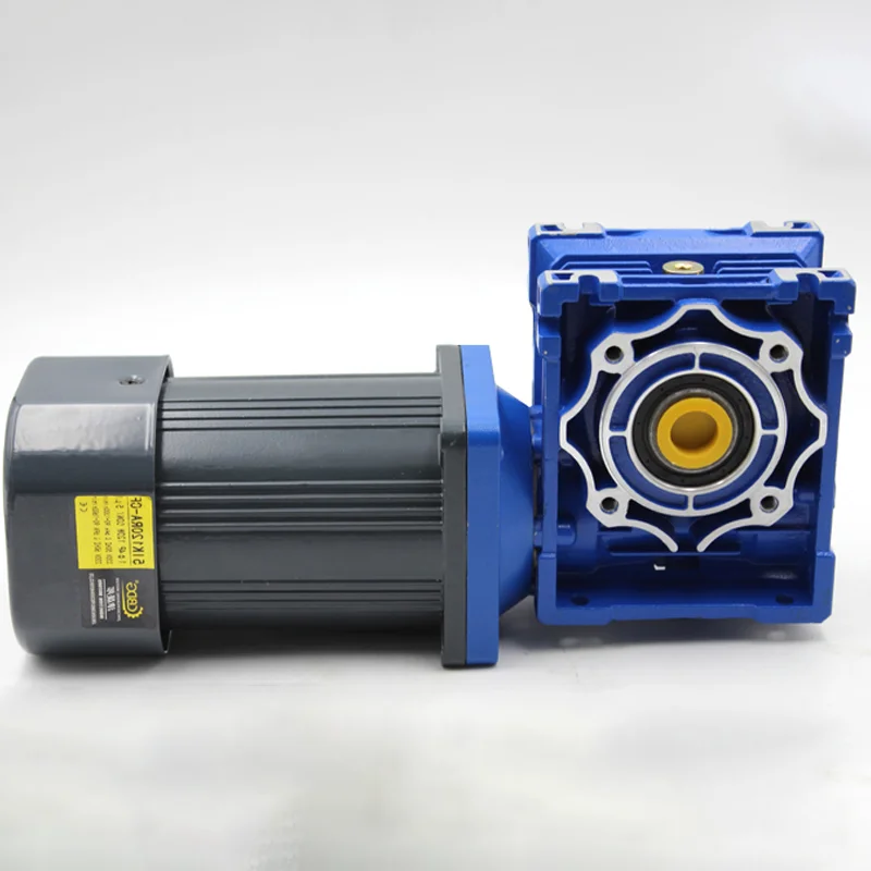 RV40 110V 250W AC Worm Gear Motor With Speed Reducer Speed Regulator High Torque Hot Sale Motor Input Diameter 14mm