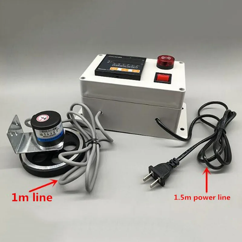 Rotary Encoder 300 ppr Digital Electric Meter Counter Wheel Roll Length Measuring Meter Testing Equipment