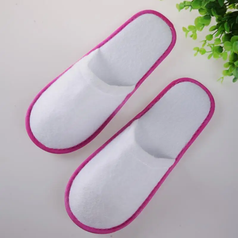 Travel Hotel SPA Anti-slip Disposable Slippers Home Guest Shoes Multi-colors Breathable Soft Disposable Slippers LX8547