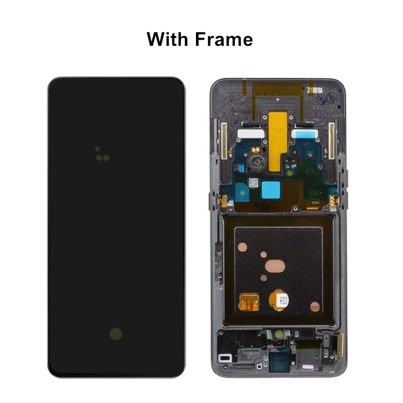 6.7\'\' AMOLED Display for SAMSUNG Galaxy A80 LCD A805F SM-A805F/DS AMOLED Display with Frame Touch Screen Digitizer Repair Part