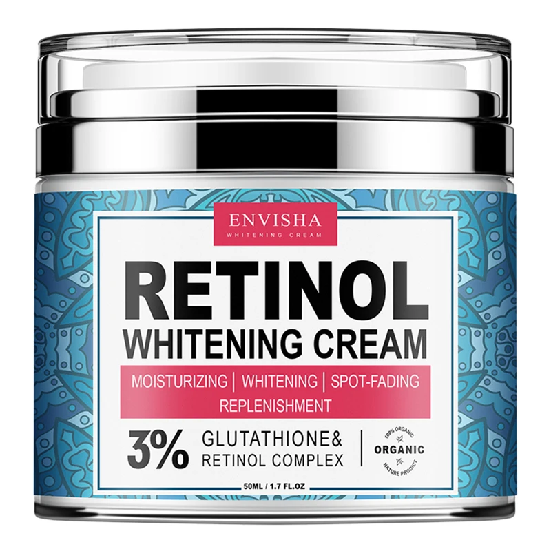 ENVISHA Face Skin Care Collagen Cream Retinol Whitening Hyaluronic Acid Vitamin Moisturizing Anti-wrinkle Aging Shrinks Pores