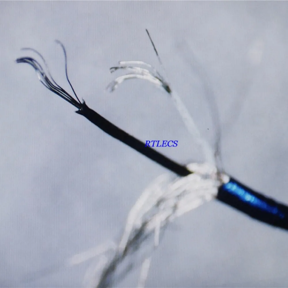 

5 meters 0.6 mm Superfine 2 cores shield wire Micro coaxial cable Thin double Core coaxial wire 40AWG 2 Micro Twin Coaxial Cable