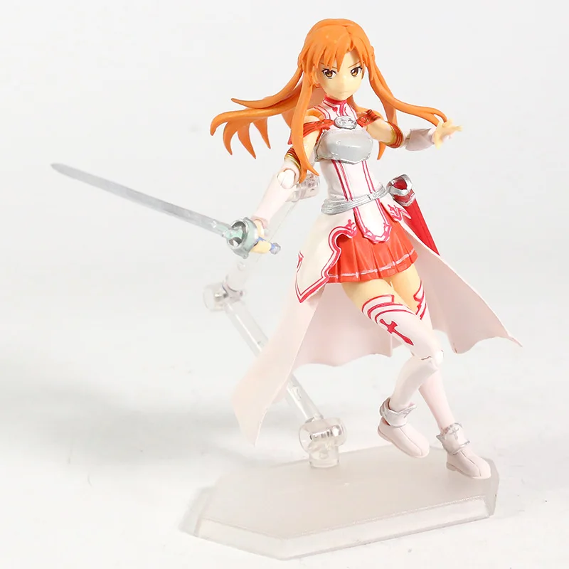 Figma Sword Art Online Kirito 174 248 Asuna 178 Sinon 241 ABS/PVC Action Figure Toy Doll