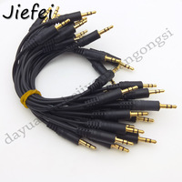 10pcs Gold plated 3.5mm 1/8 male mini plug 3 pole or 4 pole stereo audio connector cable 1M