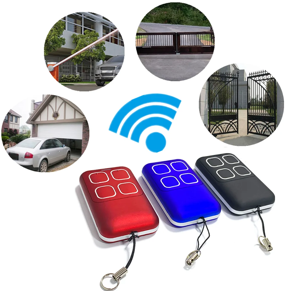 Garage Door Remote Control 433.92MHz Gate Control Rolling Code 287-868MHz Remote Control Duplicator Clone Garage Command Opener