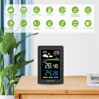 Baldr -40℃~60℃ Weather Forecast Digital Temperature Humidity Instruments Meter Barometer Snooze Alarm Wireless Weather Station