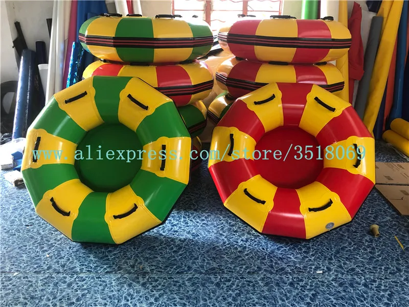 Thickened PVC 1.2m diameter inflatable ring suitable for water parks and water slides