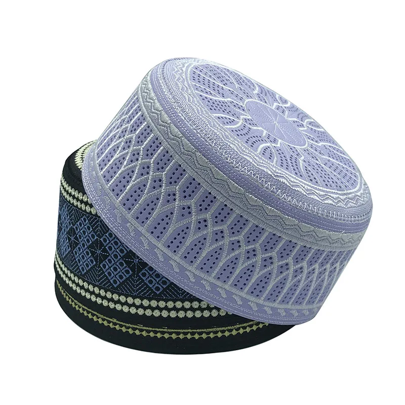 Islamic Hat Men Prayer Hats Fashionable Saudi Arabia Head Wear Muslim Caps Headscarf Clothing Topkippot Turban Jewish Yarmulke