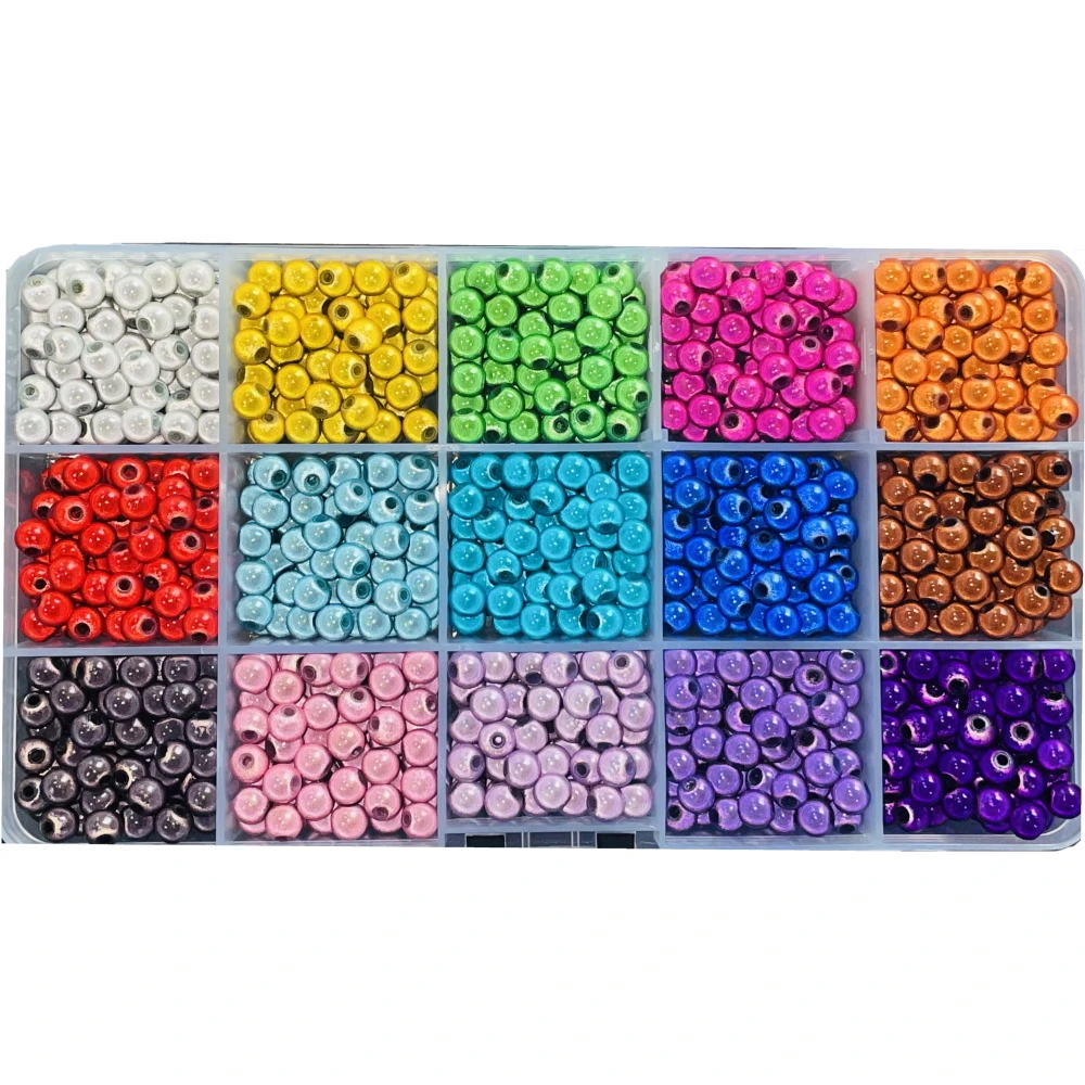 Wholesale 4 6 8mm 15 Colors 3D Illumination Miracle Beads for Jewelry Making, Jewelry Beads Assortments for Handmade Crafts