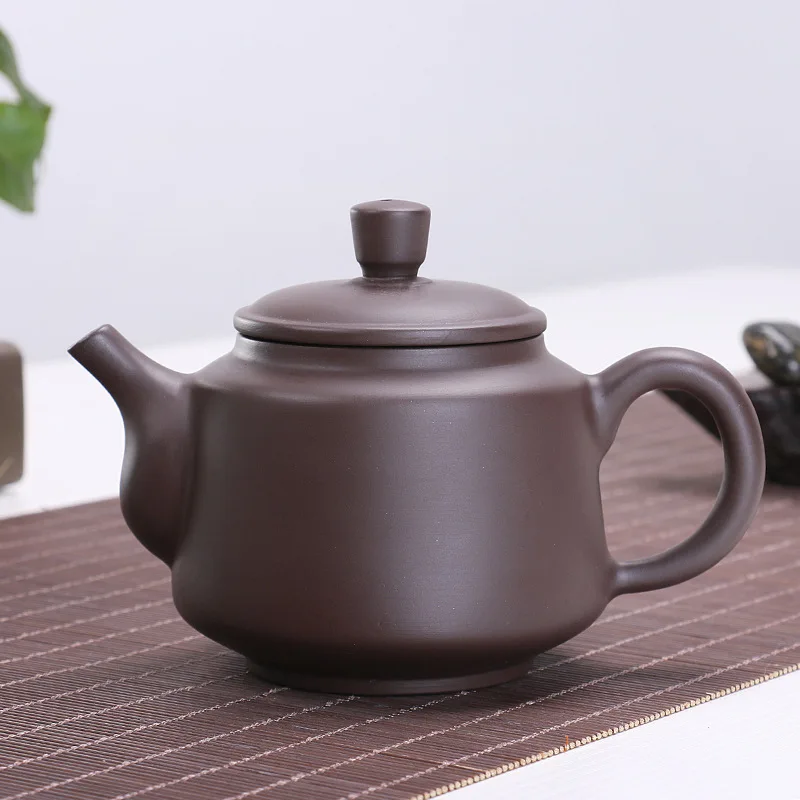 Yixing Zisha Teapot Chinese Handmade Kungfu Tea Kettle Purple Clay Home Decor Pottery Teaware Set Tea Ceremony