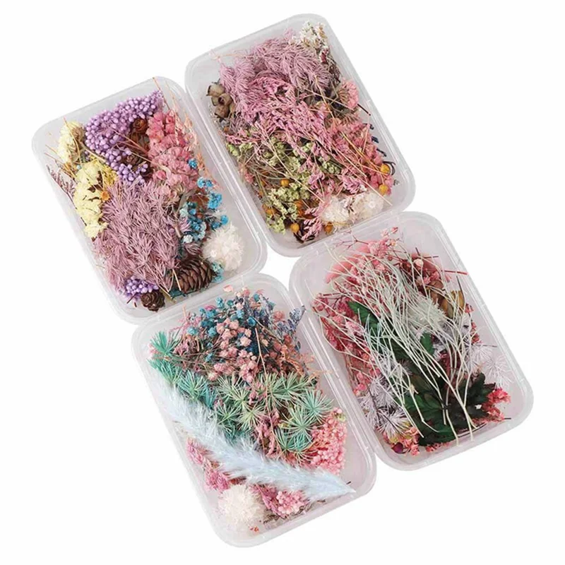 1 Box Natural Dried Flower Dry Plants for DIY Epoxy Resin Charm Pendant Aromatherapy Candle  Jewelry Making Craft Accessories