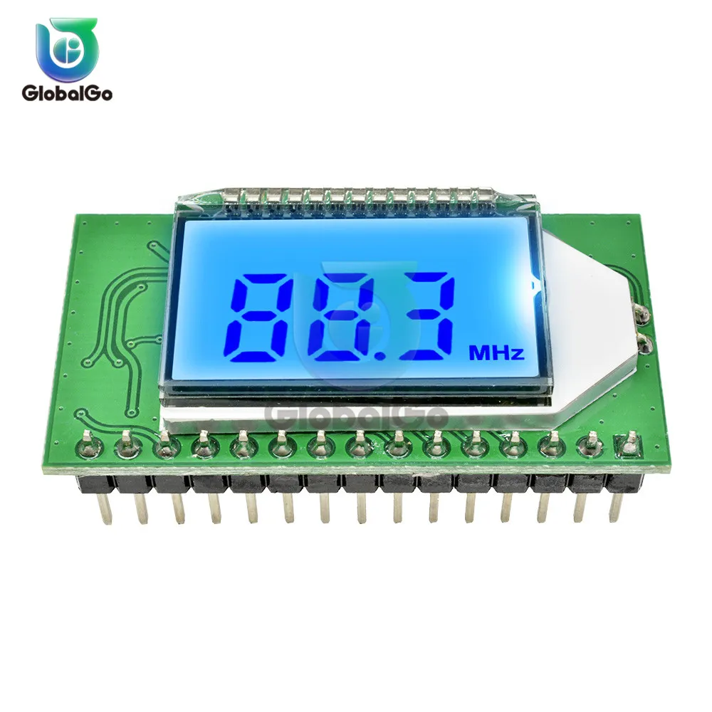 87-108MHZ LCD Digital FM Radio Transmitter Receiver Module Wireless Microphone Stereo Board Digital Noise Reduction