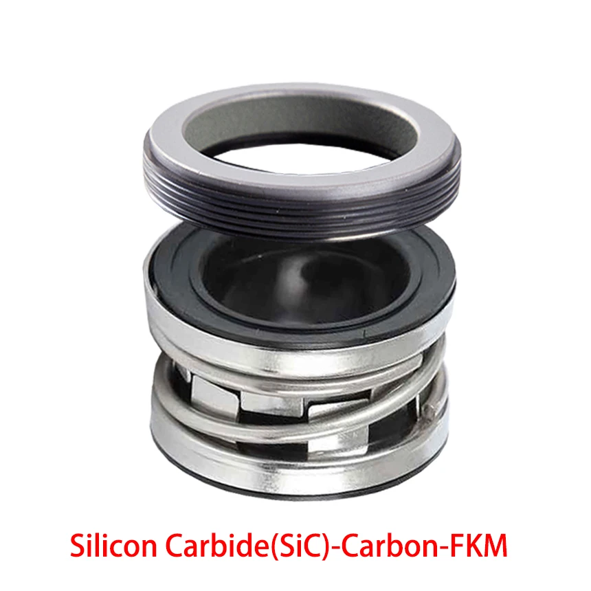 

210/2100-12/14/16/18/20/25/28 Silicon Carbide-Carbon-FKM Water Pump Single Coil Spring End Face Bellows Shaft Mechanical Seal