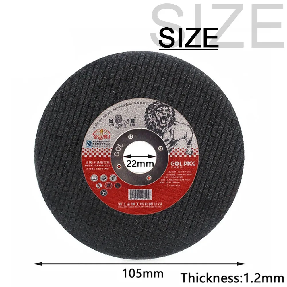 105mm 4inch Ultrathin Resin Cutting Disc Grinding Disks Blade Reinforced Cut Off Wheel Metal For Angle Grinder Tool Accessories