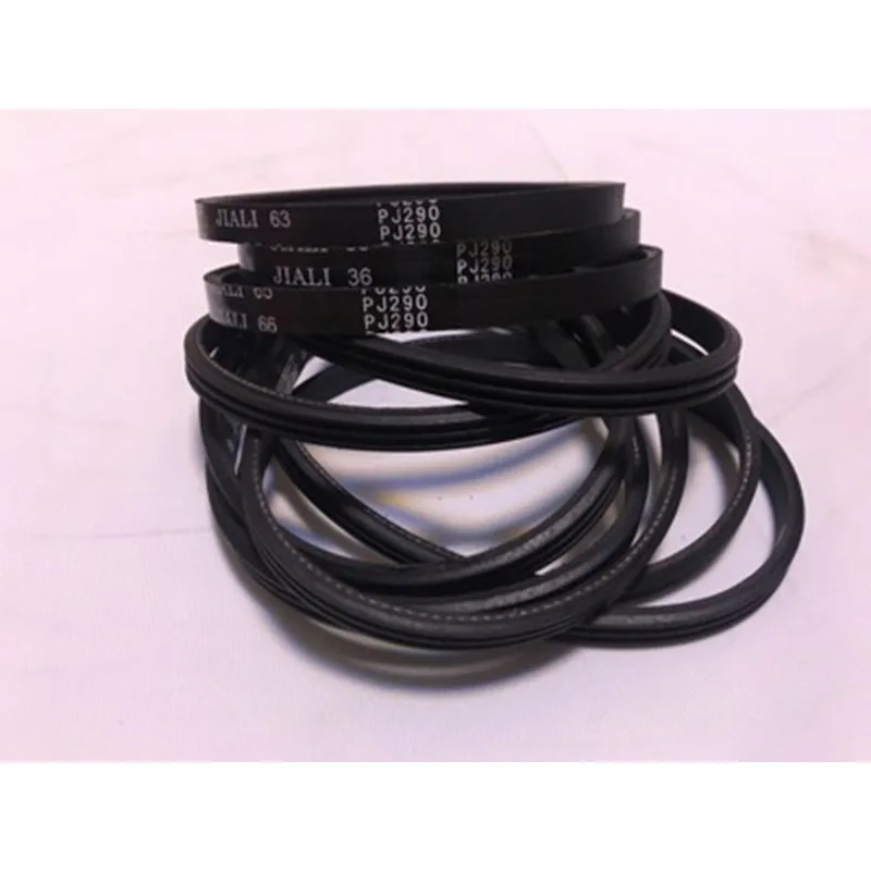 2PCS JIALI rubber belt PJ336 PJ290 PJ416 PJ286 PJ456 PJ246 PJ256 PJ316 PJ376 mechanical conveyor roller logistics elastic belt