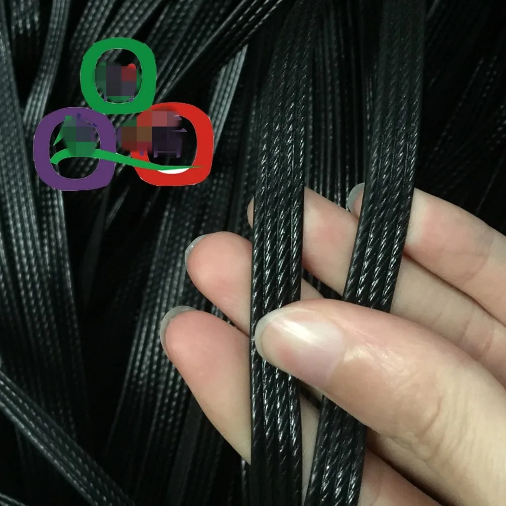 500G 60M Coffee Gradient Four lines Flat Synthetic Rattan Weaving Material Plastic Rattan For Knit And Repair Chair Table Etc