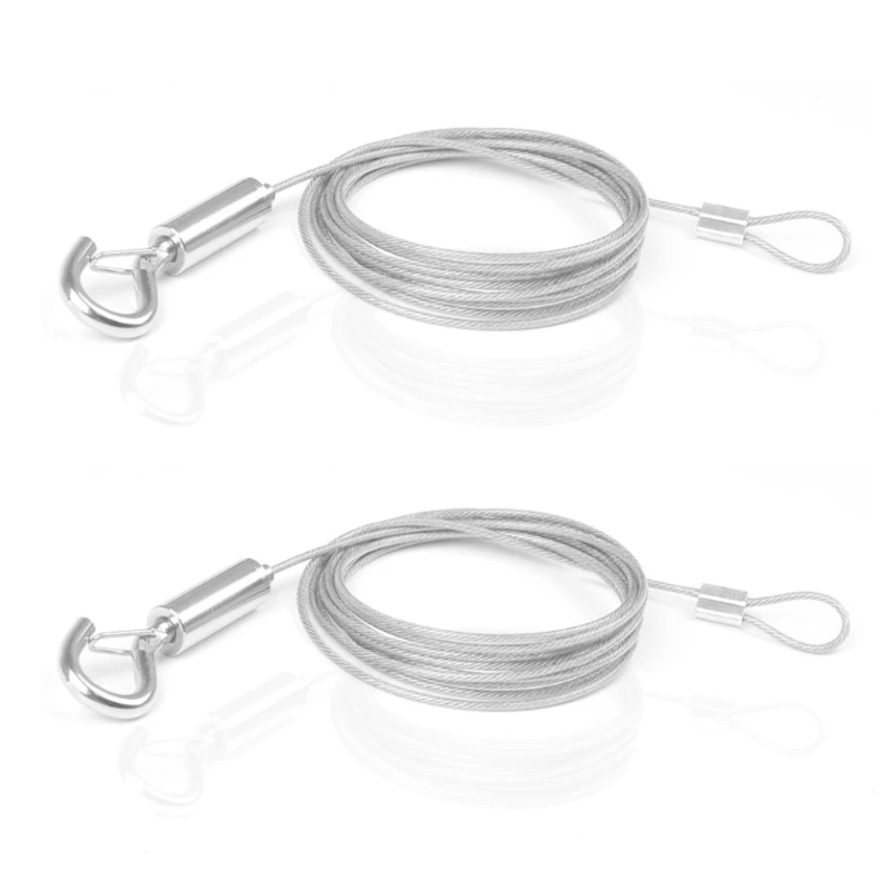 

2PCS Adjustable Picture Lanyard Restaurant Hanging Rope Heavy Duty Mirror Hanging Wire with Loop and Hook 2m/78.74inch