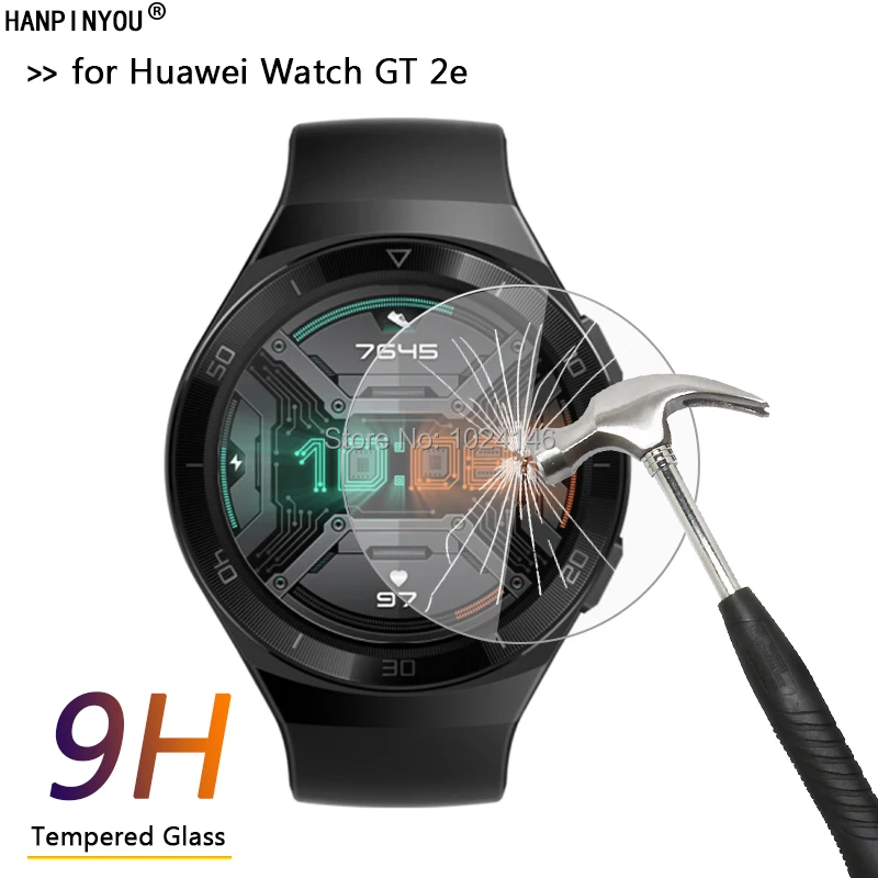 For Huawei Watch GT2e 46 MM SmartWatch Clear Tempered Glass Screen Protector Ultra Thin Explosion-proof Protective Film