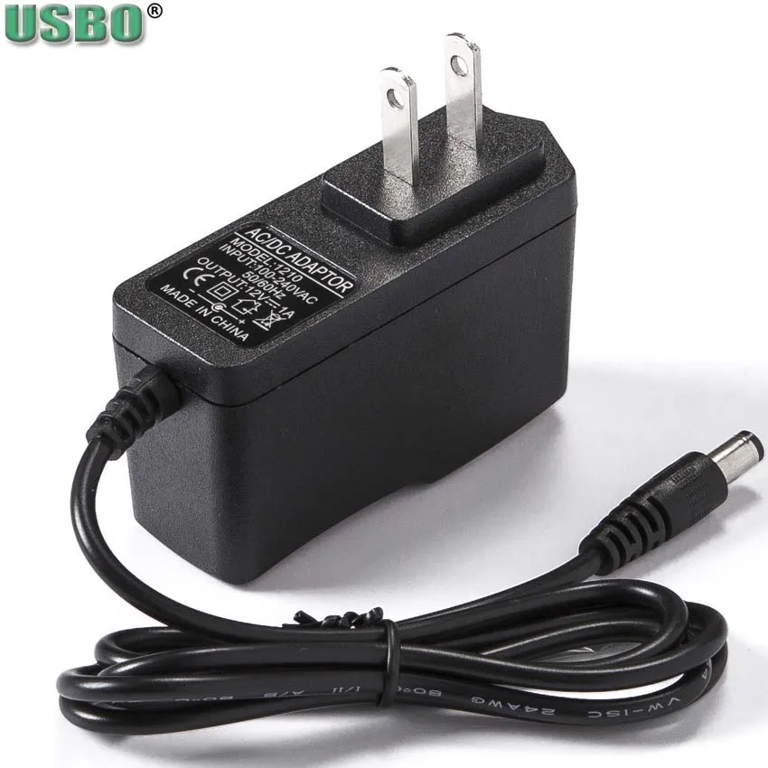 US EU Power Adaptor Supply 3V 5V 6V 7V 9V 10V 12V 1A 2A LED Light Strip DC Power Charger America AC 110-240V Monitor Adaper