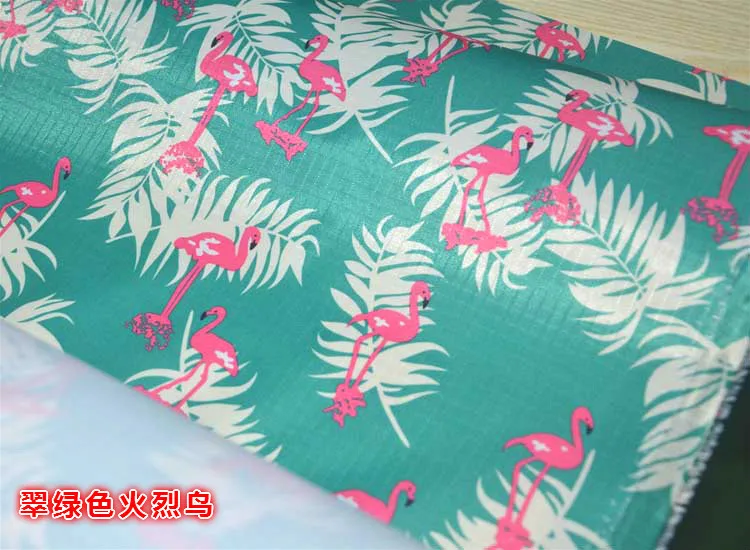PVC Oxford Wasserdichter Stoff Cartoon Flamingo Eule Beständig Outdoor Ripstop Stoff Tischdecke Tasche Baldachin Zelt Outdoor Picknick – Detail 5