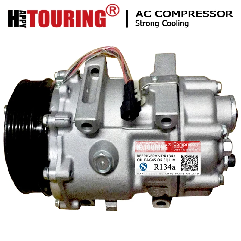 

SD7V16 ac air conditioning compressor For Volvo C30 V40 II V50 Ford Focus II 1344614 1433627 1529740 3M5H19D629HB 3M5H19D629HC