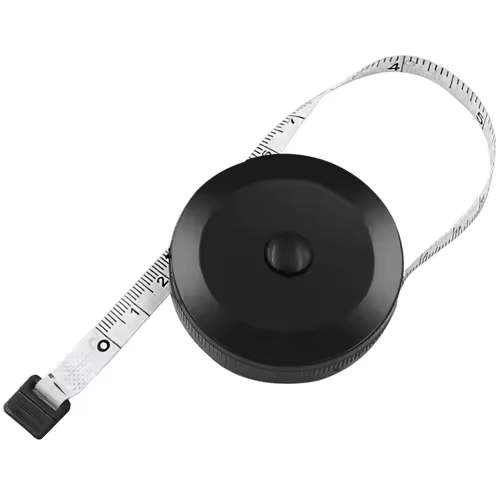 1.5m 60inch Black Double Sided Measuring Tape Auto Retractable Tools ABS Flexible Sewing Mini Measuring Tape - Image 5
