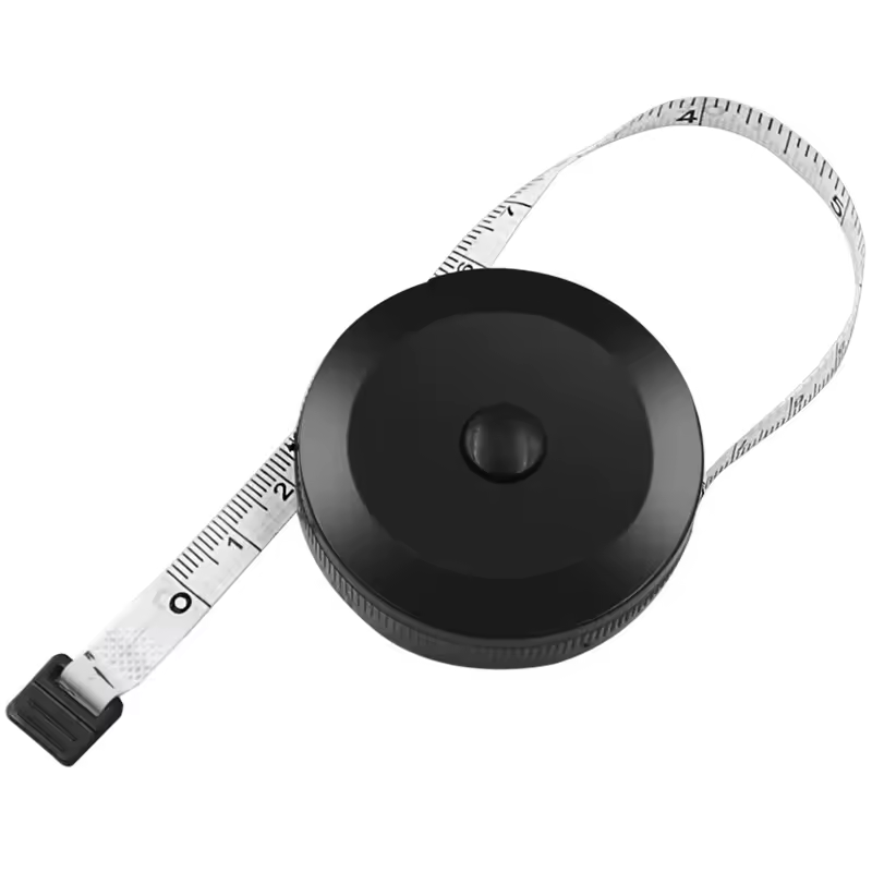 1.5m 60inch Black Double Sided Measuring Tape Auto Retractable Tools ABS Flexible Sewing Mini Measuring Tape - Image 5