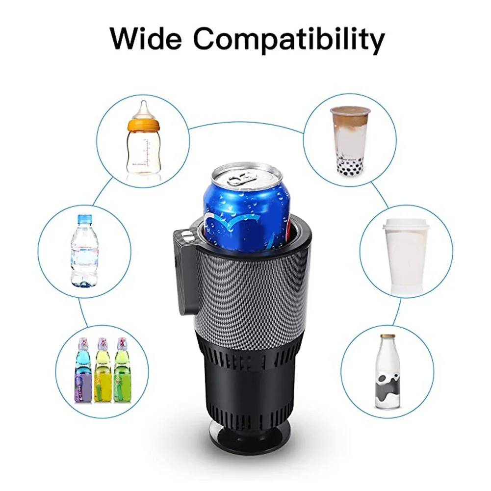 Refrigeration Cup Cooler Warmer Car Cup 2 in 1 Holder Smart Radiator Portable Multifunctional Rapid Cooling Heating 자동차용품