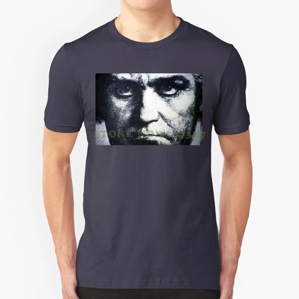 Ludwig Van Beethoven White / Black Mens T Shirt Tee A Clockwork Orange Sz M L Xl Men Summer Style