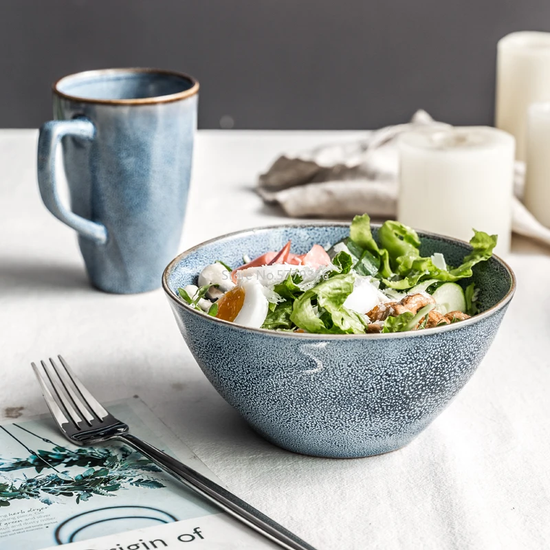 Simple But Creative Ceramic Plate Soup Bowl Salad Plate Steak Plate Breakfast Plate Japanese Family Cutlery