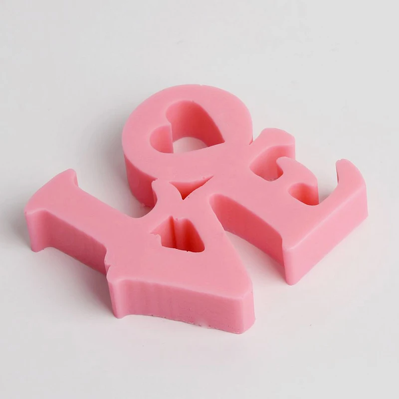 3D Love Shaped Silicone Mold Fondant Chocolate Cake Decorating Tools Cake Molding Moulds Wedding Decoration Mold Tools Baking