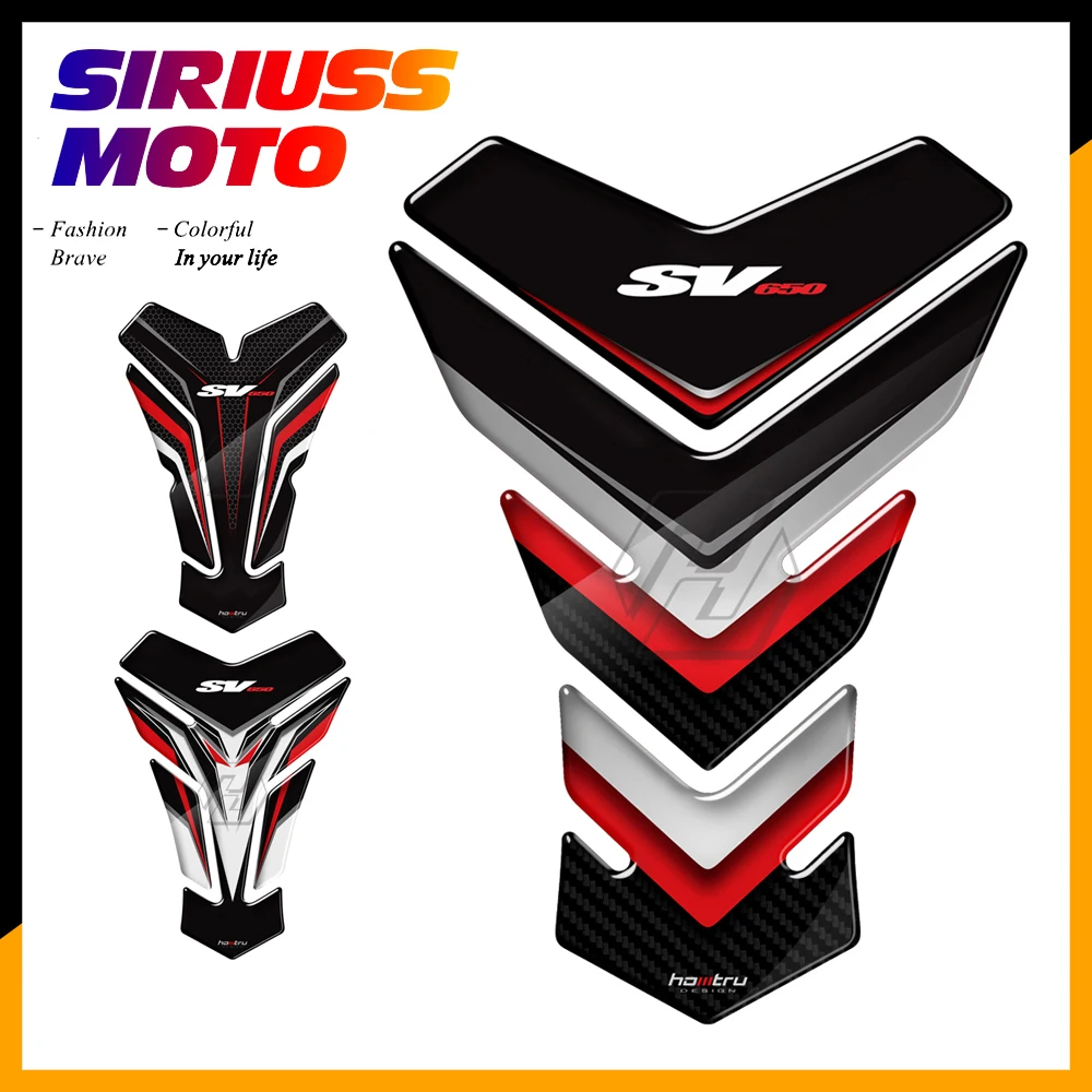 

3D Resin Motorcycle Tank Pad Protector Sticker Case for Suzuki SV650 SV 650 SV650A SV650X ABS