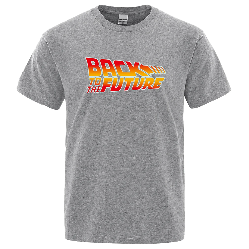 Back To The Future Summer T-shirt Men/women Classic Movie Series Brand Men\'s T-shirt Personality Tops Tees Short Sleeve Tshirt