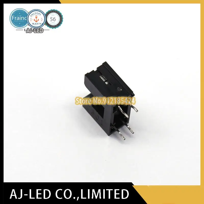 10pcs/lot SG-206F Photoelectric switch Transmissive photoelectric sensor Slot type Slot width 5mm Curved foot DIP-4