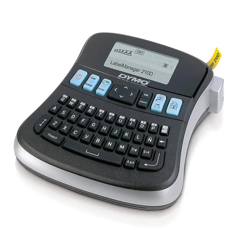 Dymo Label Manager LM-210D Label Printers for Dymo D1 6/9/12mm Label Tapes Handheld Label Maker LM-210D Dymo Label Printer