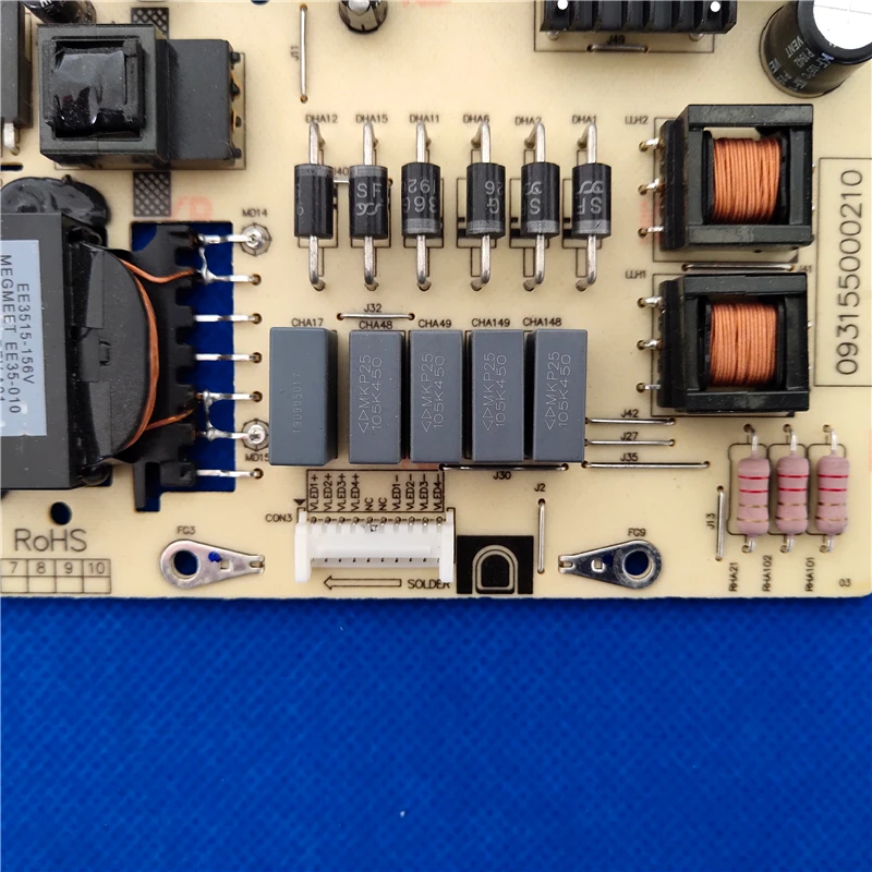 Good test for AMP65XM-T82L power supply board 093155000210 L65M5-5P