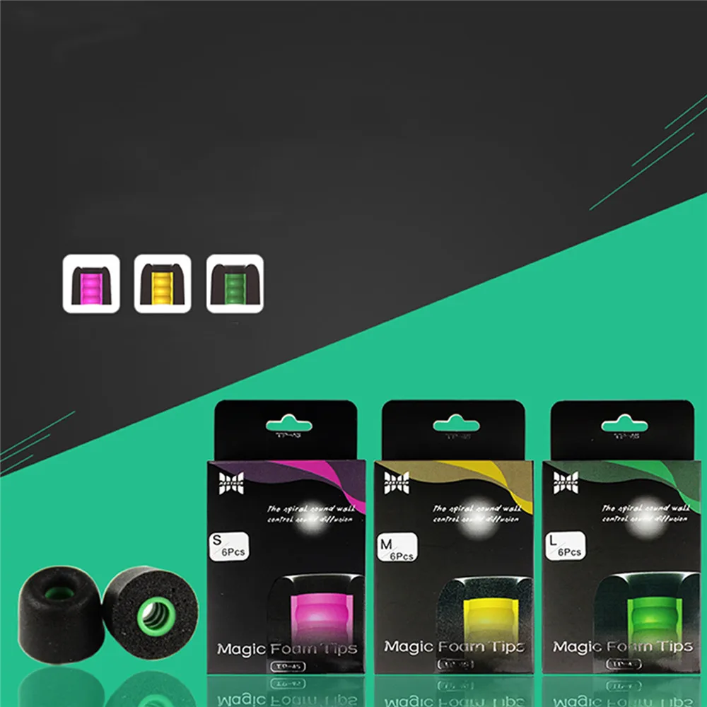 3คู่ฟองน้ำหูฟังปลั๊กอุดหูหูฟังสำหรับRHA MA750 In-Earชุดหูฟังสบายหูฟังลดเสียงรบกวนอุปกรณ์เสริม