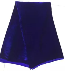 (5yards/pc) High quality royal blue African real silk velvet lace fabric very soft and smooth for party dress VLB002