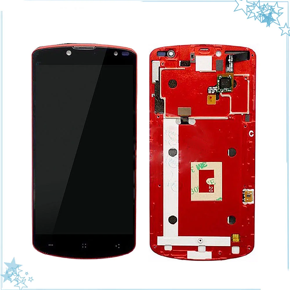 5''For Prestigio MultiPhone PAP 7500 PAP7500 LCD Display With Touch Screen Digitizer Assembly with frame Replacement Phone Parts