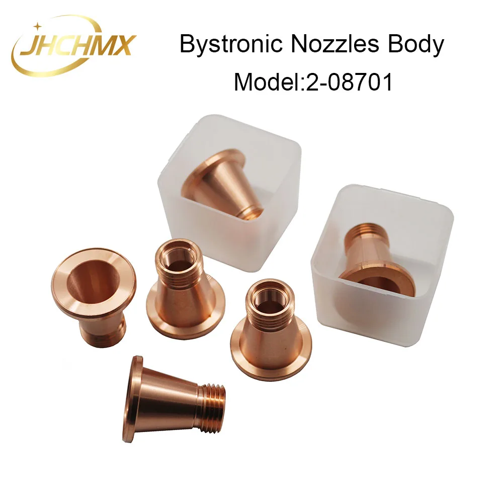 Jhchmx Nozzles Body 2-08701 (Buitendraad) 10 Stks/partij Hoge Kwaliteit Voor Bystronische Lasersnijmachine-Onderdelen