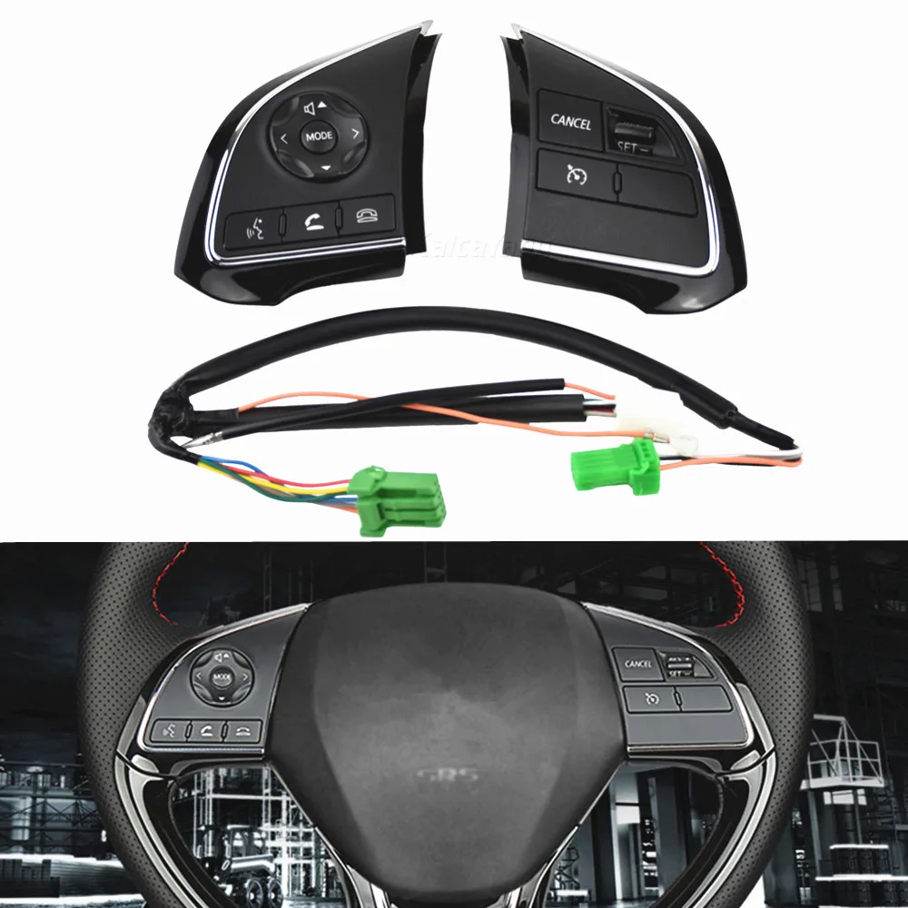 

For Mitsubishi Outlander 3 2019 2018 2017 2016 ASX Xpander Cruise Control Switch Car Media Player Buttons Steering Wheel Button