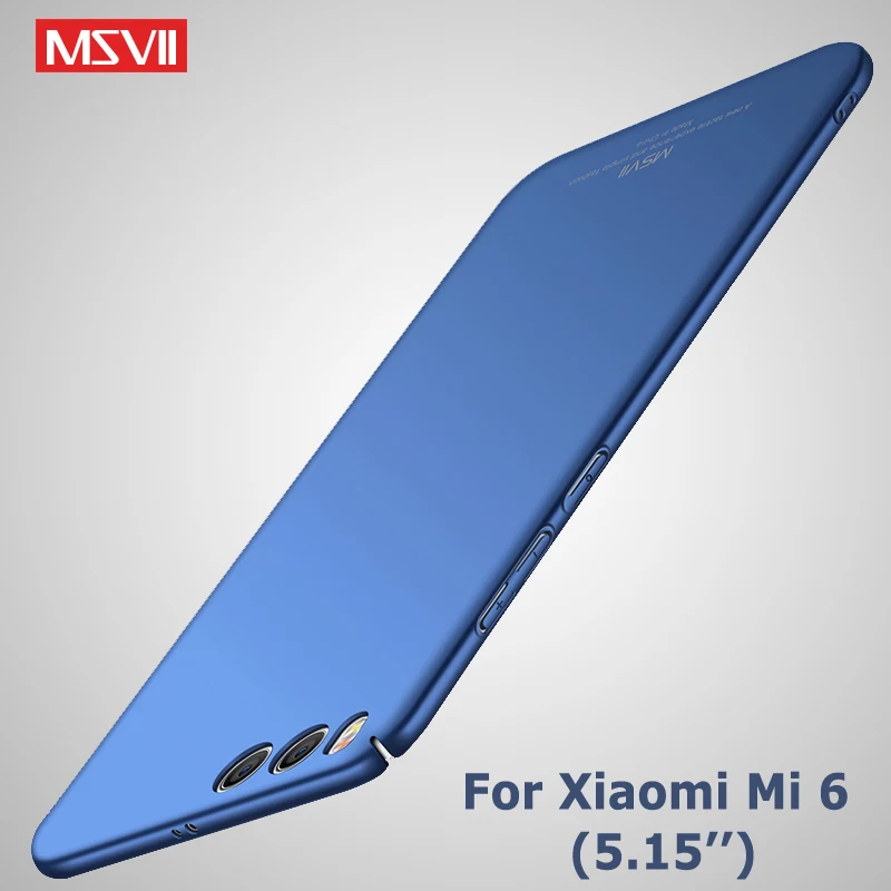 Msvii Cases For Xiaomi Mi6 Case Cover For Xiaomi mi 6 X Case Xiomi Mi A2 Xaomi 6X Silm Hard PC Cover For Xiaomi Mi 6X Mi6X Cases