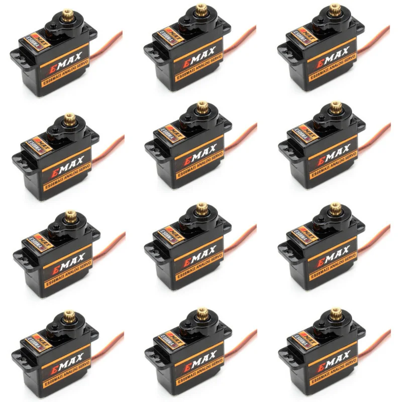 

EMAX ES08MAII 12g мини металлическая Шестерня Аналоговый сервопривод для Rc Хобби Автомобиль Лодка Вертолет Самолет Rc робот запасные части