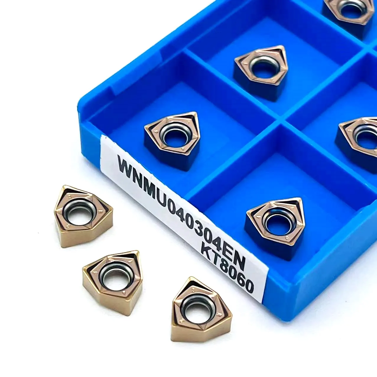 Alloy tool WNMU040304 EN double-sided hexagonal fast feed milling inserts high quality replacement APMT1604 milling inserts