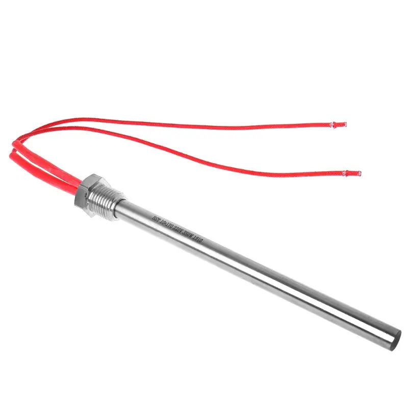 Pellet Stove Igniter Hot Rod Heating Tube Ignitor 10*140/150/170 mm 1.5 Thread For Fireplace Grill Stove 300/350W 220V